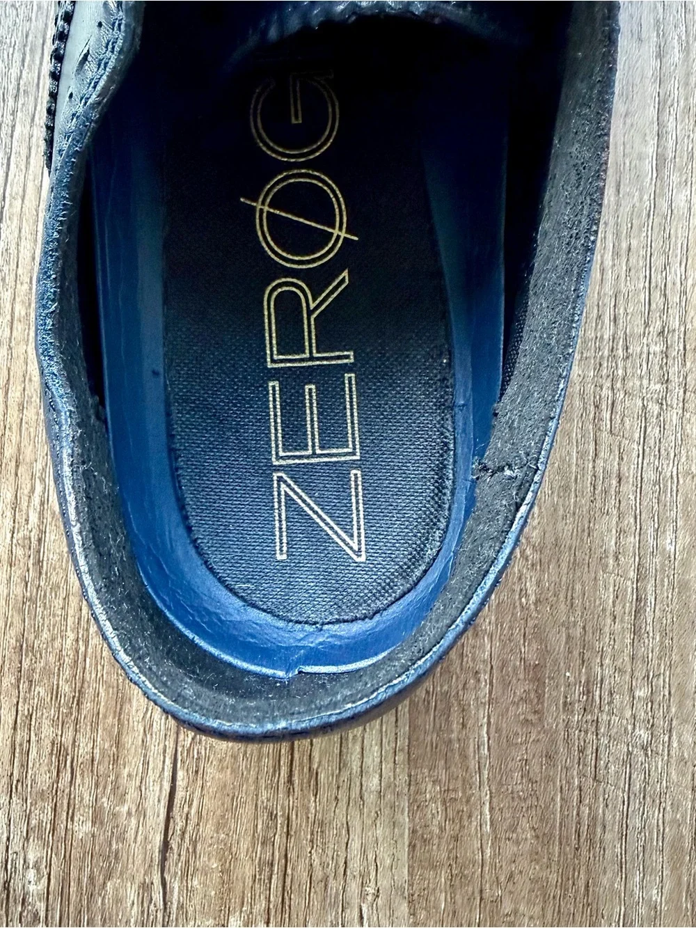 Cole Haan ZERØGRAND Wingtip Oxford C23739 Navy Blue Leather Men’s Size 10